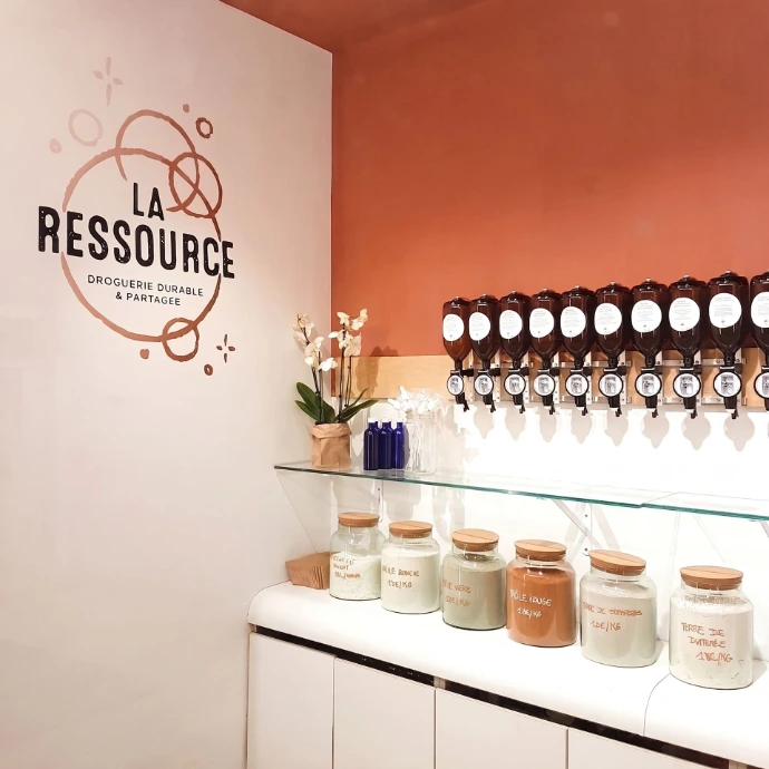 éco renovation d'une droguerie vrac et druableà bruxelles